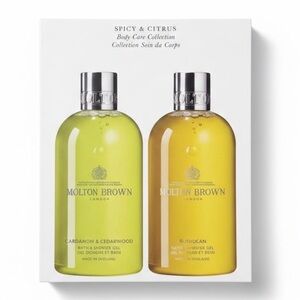 Molton Brown London Cardamom & Cedarwood and Rehuacan Body Wash Set